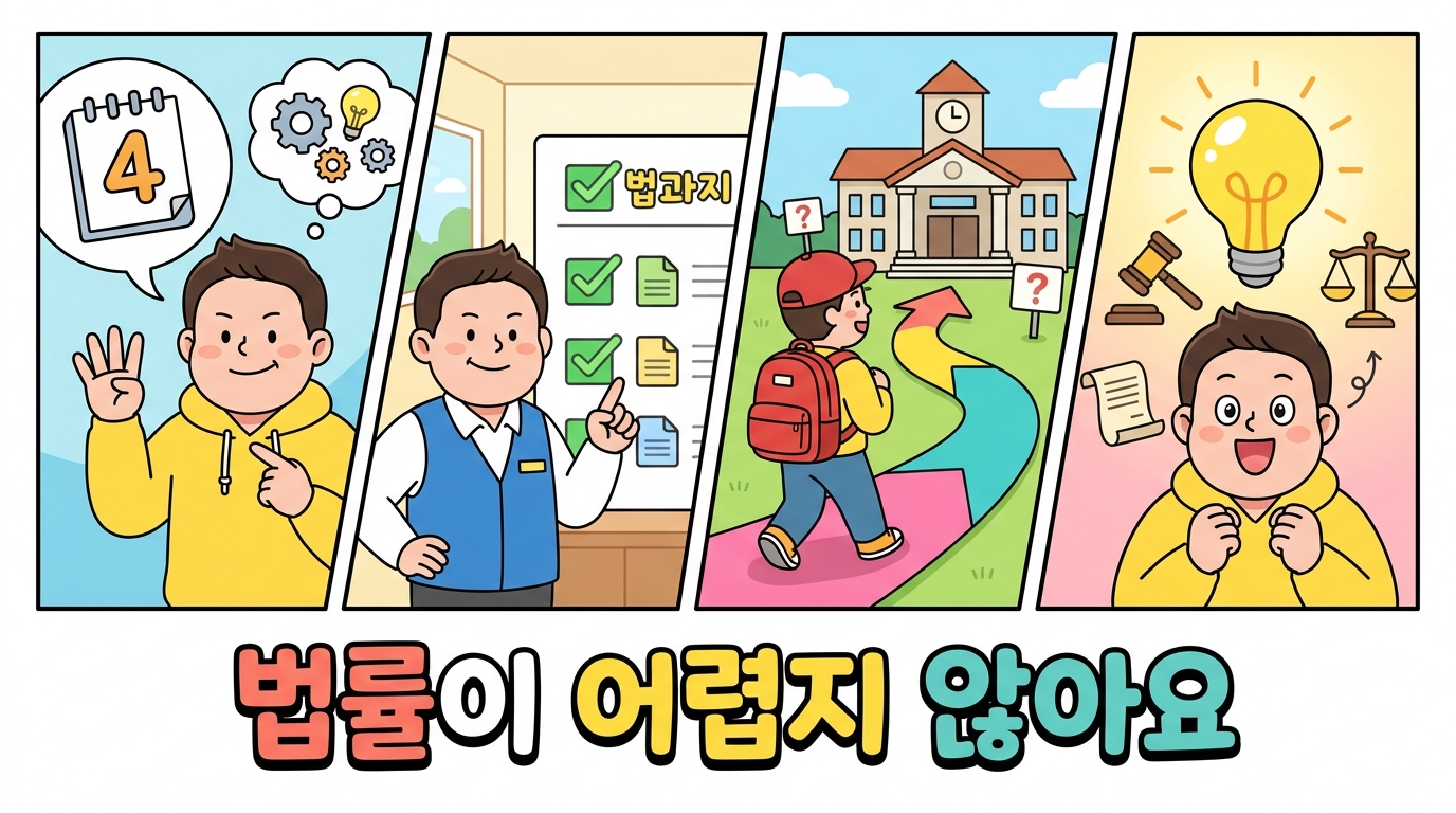 사실혼 해소 후 혼자 재산 서류를 검토하며 막막해하는 한국인 여성