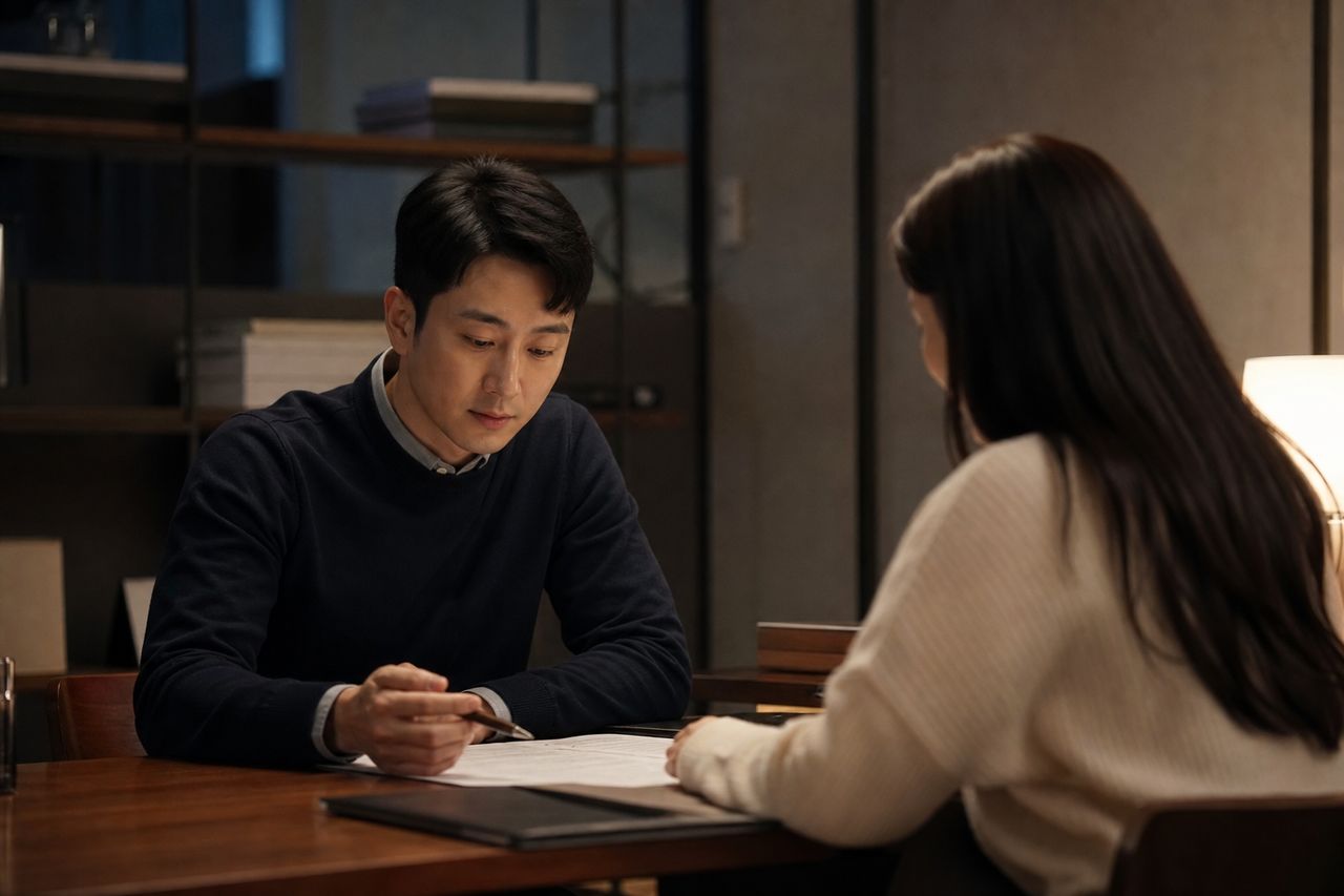 가게 권리금·임대차보증금이 재산분할 협의서에 빠졌다 — 소상공인이 이혼관련서류 작성 전 '사업재산 누락'으로 합의 후 분쟁 당하는 3가지 패턴 관련 전문가 상담·서류 검토 장면