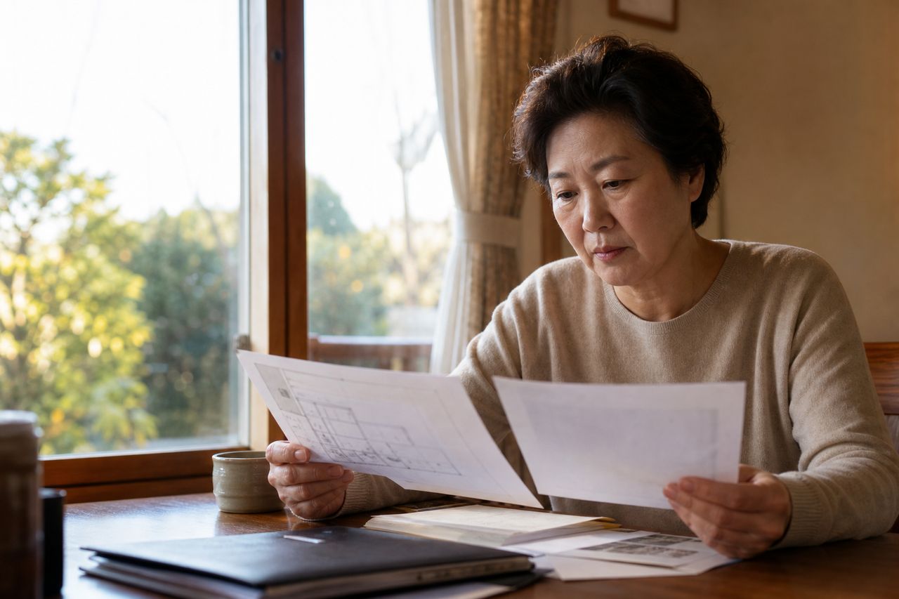 황혼이혼 재산분할, 30년 전업주부도 절반 받을 수 있을까? 관련 전문가 상담·서류 검토 장면