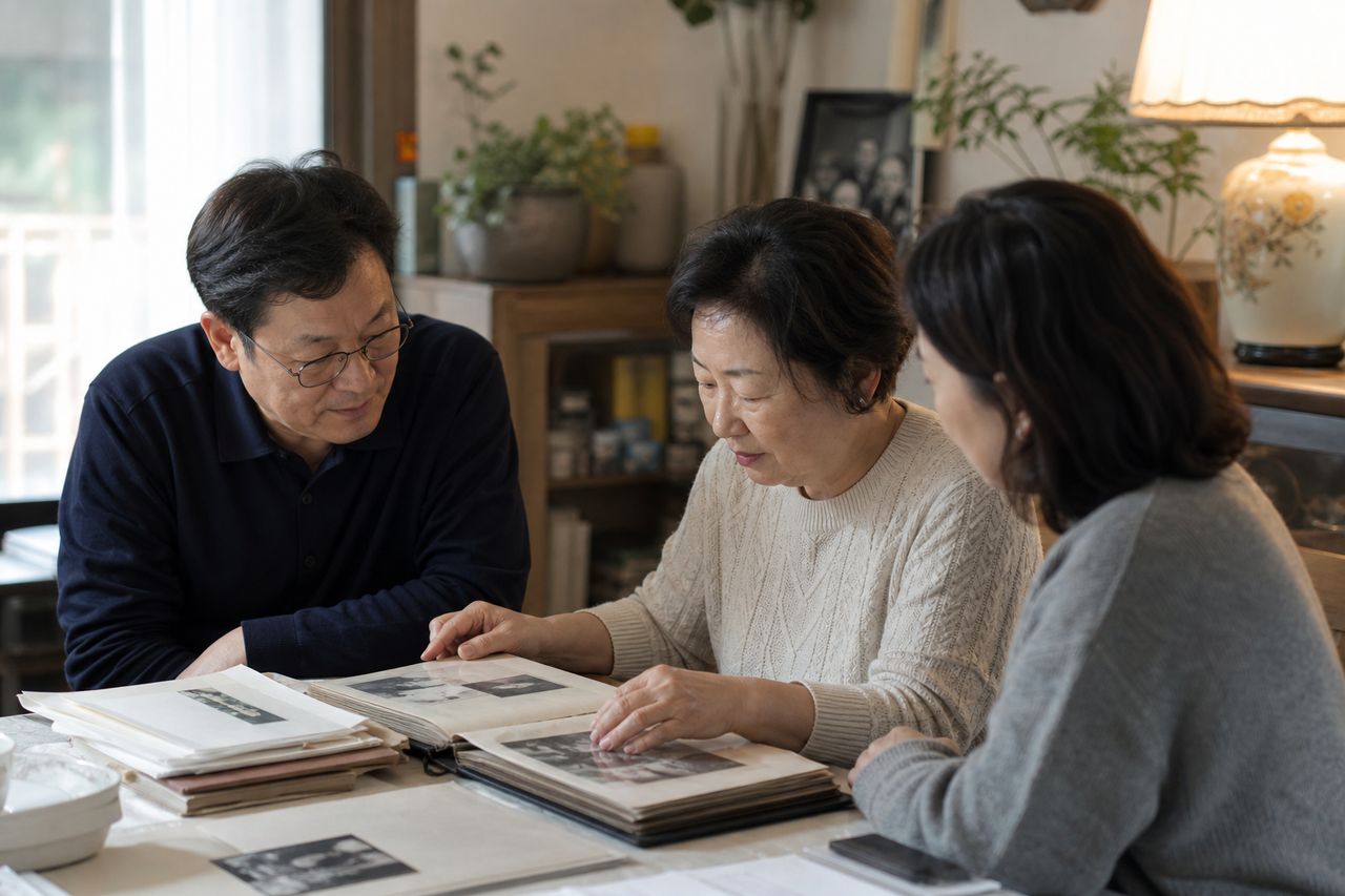 미성년 자녀 친권·양육권, 아빠가 가져올 수 있는 구체적 조건 3가지 관련 상황을 보여주는 이미지 — 서류를 검토하는 모습