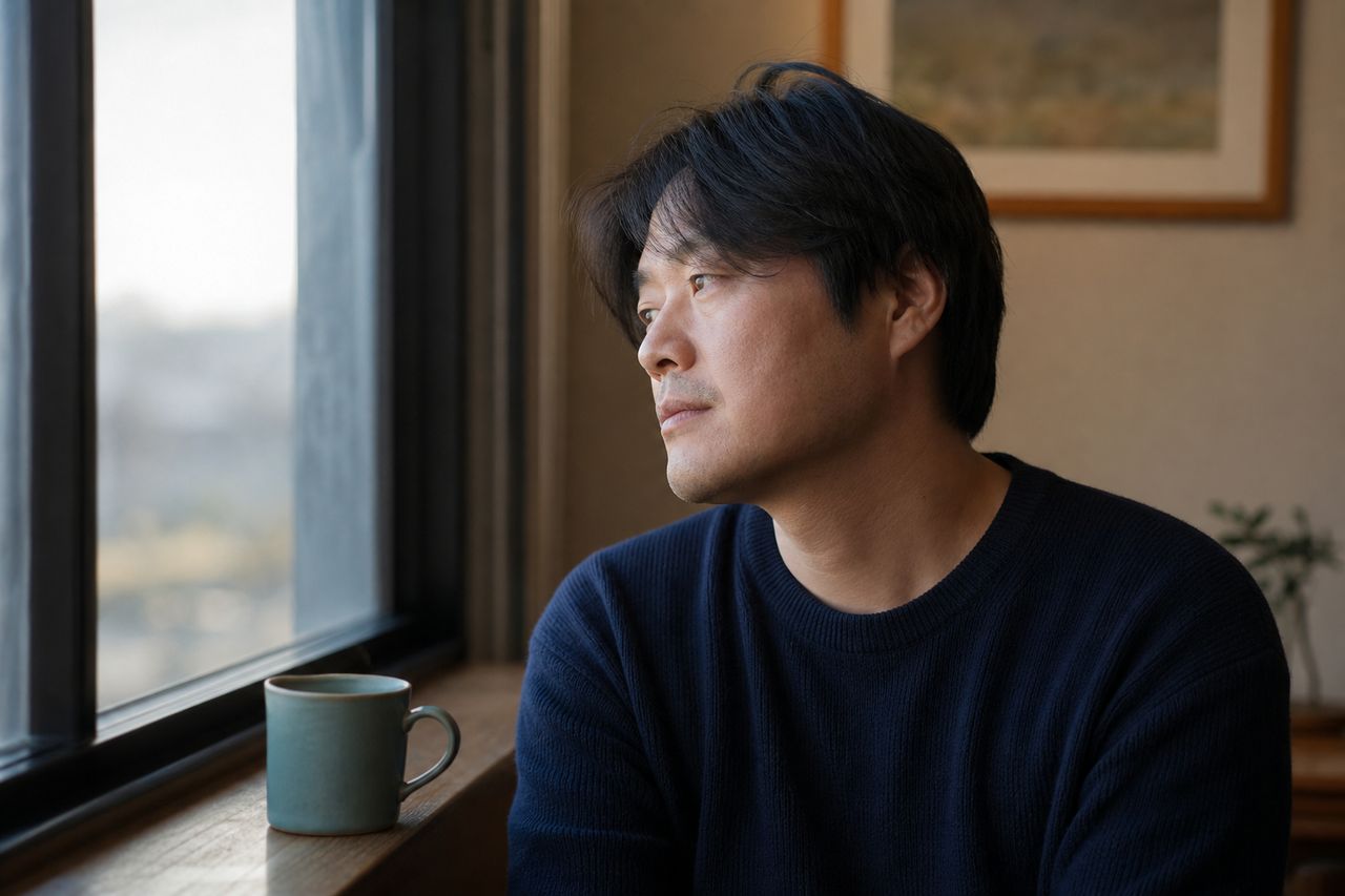이혼을 결심했다면 먼저 정리해야 할 재산과 증거 관련 상황을 보여주는 이미지 — 서류를 검토하는 모습