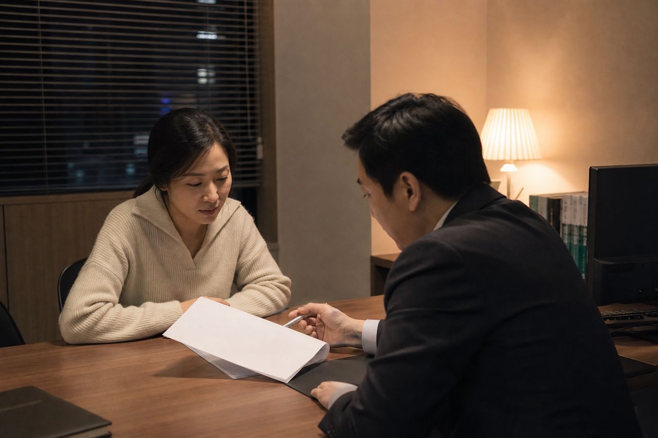 협의이혼 절차, 신청부터 이혼신고까지 순서대로 관련 전문가 상담·서류 검토 장면