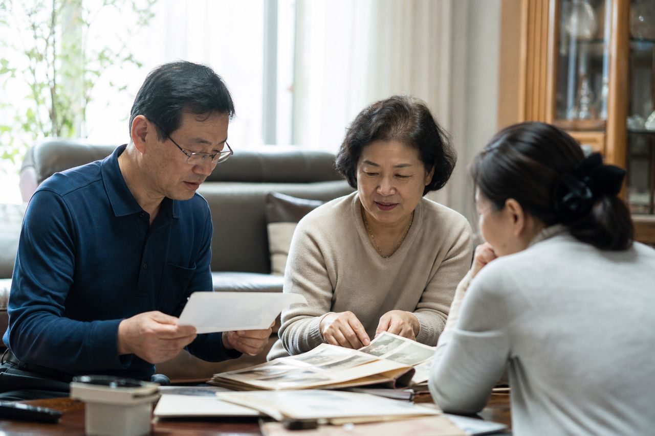 이혼 소송 중 배우자가 재산 빼돌린다면? 가압류 신청 타이밍 관련 상황을 보여주는 이미지 — 서류를 검토하는 모습