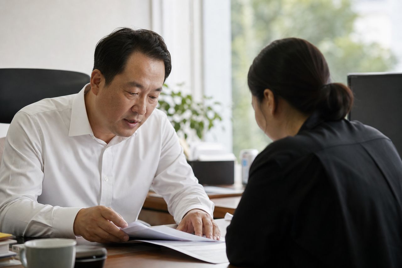 이혼 소송 판결까지 평균 몇 개월? 단계별 타임라인 완전 공개 관련 전문가 상담·서류 검토 장면