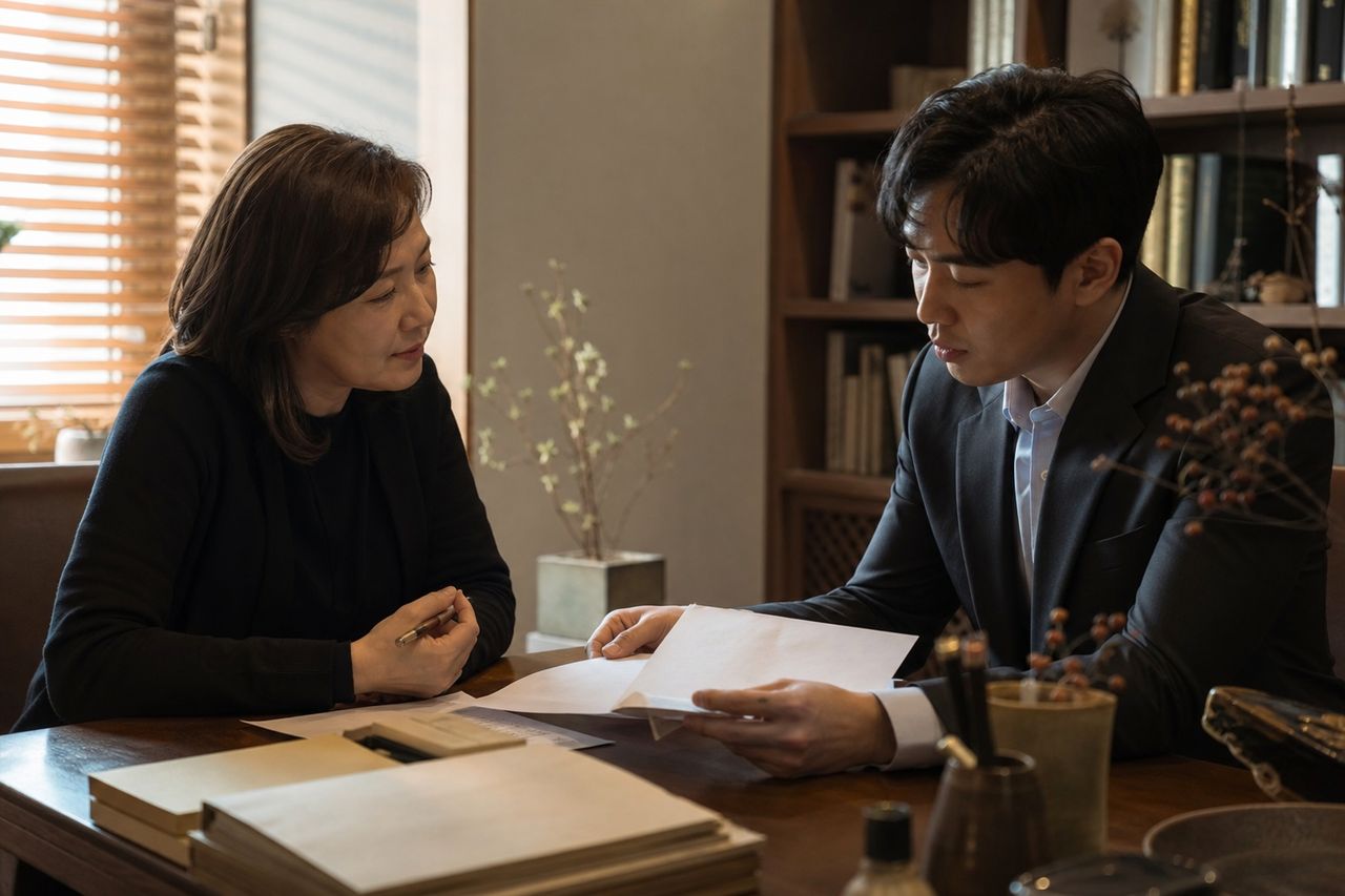 외도 증거 없어도 이혼 청구 가능할까? 유책주의 vs 파탄주의 총정리 관련 전문가 상담·서류 검토 장면