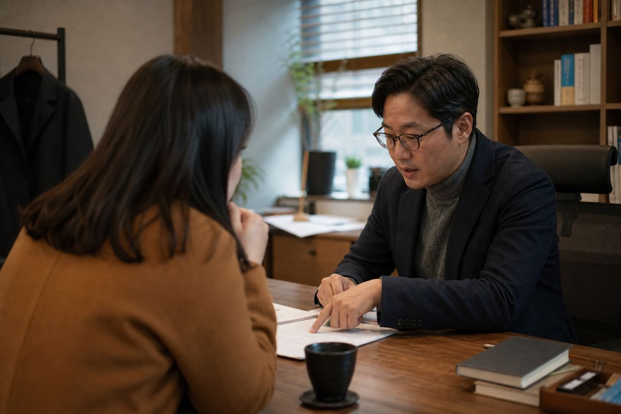 이혼 소송 중 생활비 끊겼을 때, 가처분·부양료 신청 방법은? 관련 전문가 상담·서류 검토 장면